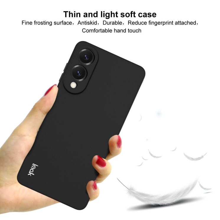 Силіконовий (TPU) чохол IMAK UC-3 Series для Samsung Galaxy S25 Edge (S937) - Black: фото 5 з 6