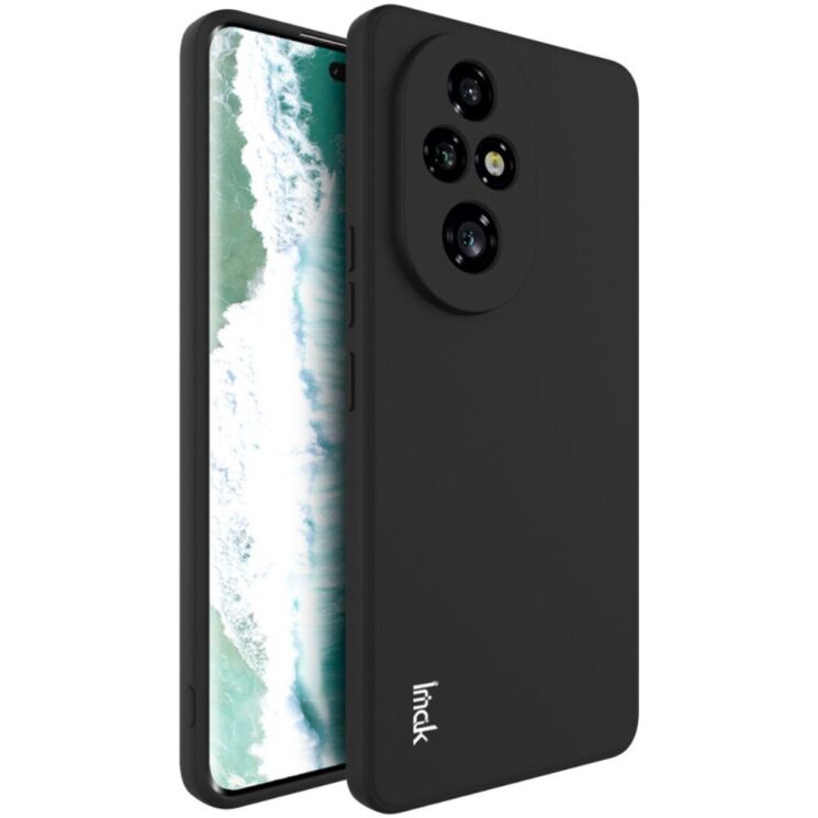 Силиконовый (TPU) чехол IMAK UC-4 Series для Honor 200 Pro - Black: фото 1 из 11