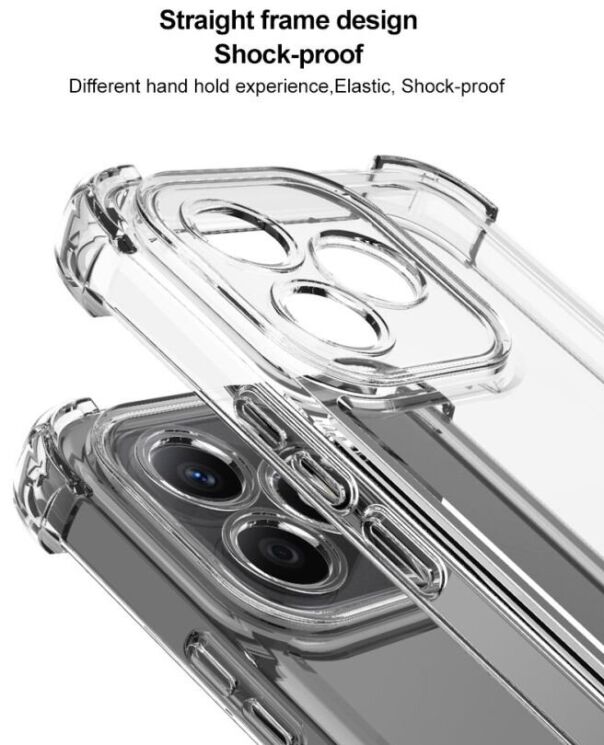 Силиконовый (TPU) чехол IMAK UX-4 Series для Apple iPhone 15 - Transparent: фото 6 из 9