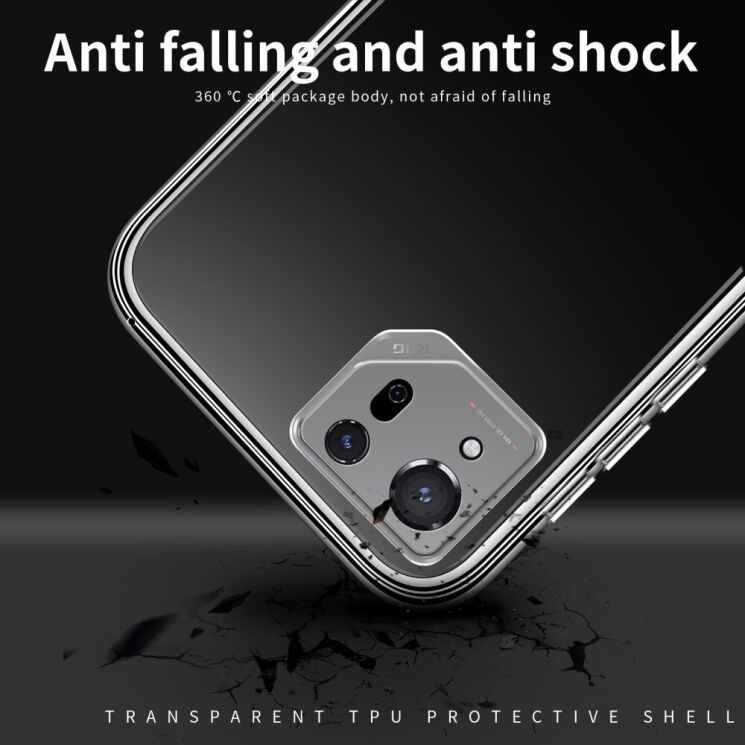 Силиконовый (TPU) чехол MOFI Thin Guard для ASUS ROG Phone 8 Pro - Transparent: фото 10 из 11