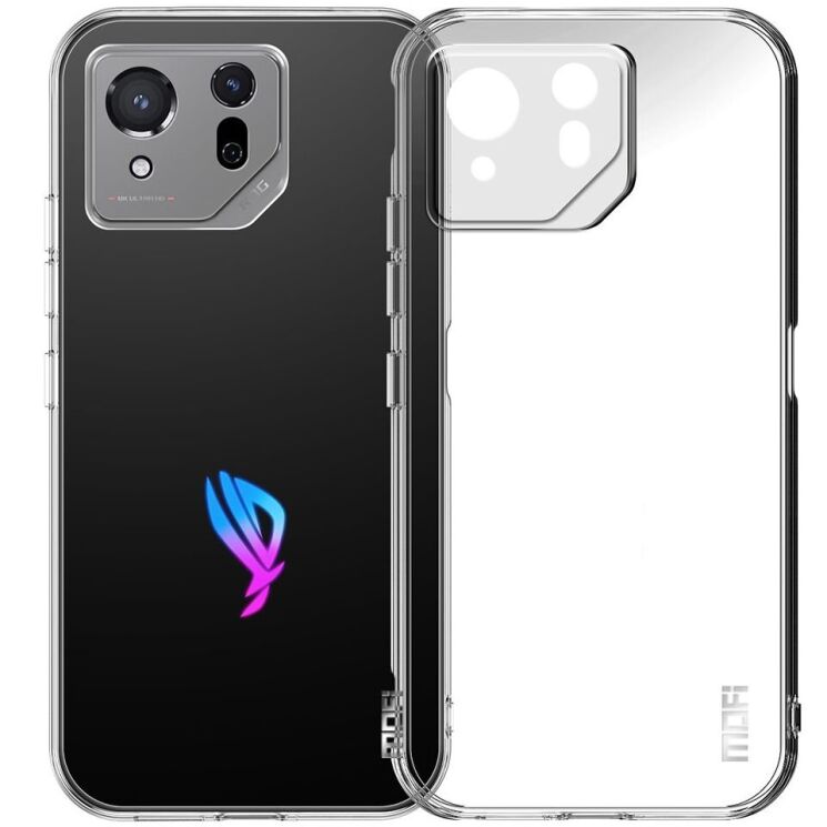 Силиконовый (TPU) чехол MOFI Thin Guard для ASUS ROG Phone 8 Pro - Transparent: фото 1 из 11