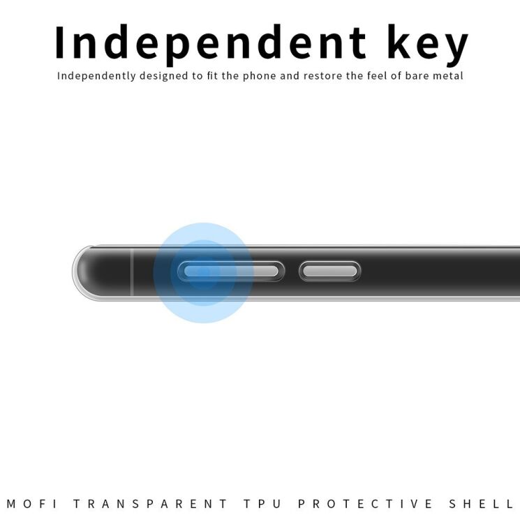 Силиконовый (TPU) чехол MOFI Thin Guard для Samsung Galaxy S20 FE (G780) - Transparent: фото 6 из 11