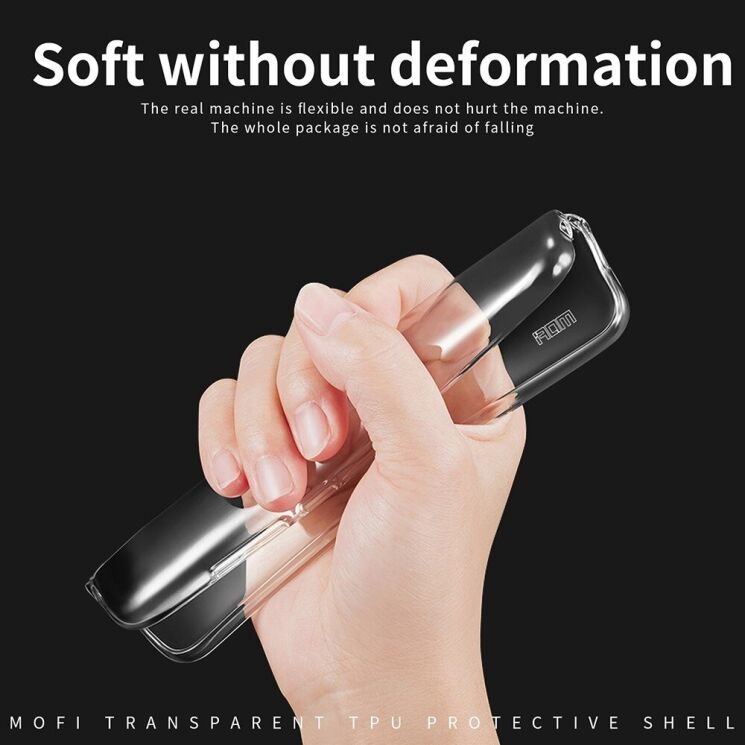 Силиконовый (TPU) чехол MOFI Thin Guard для Samsung Galaxy S20 FE (G780) - Transparent: фото 5 из 11