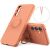 Силиконовый (TPU) чехол с кольцом Deexe Color Shell для Samsung Galaxy A27 (A276) - Orange: фото 1 из 5