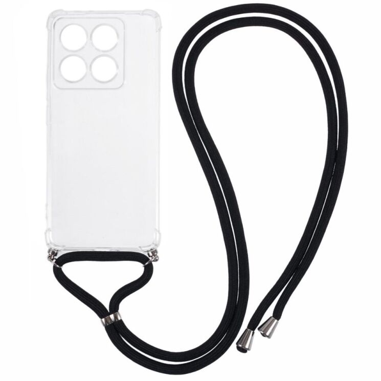 Силиконовый (TPU) чехол UniCase Carrying AirBag для Xiaomi 14 Pro - White: фото 1 из 5