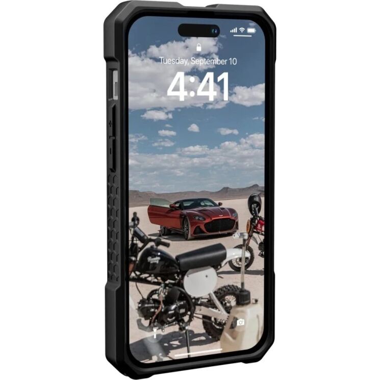 Ударопрочный чехол URBAN ARMOR GEAR Monarch Pro MagSafe для iPhone 14 Pro - Black: фото 2 из 13