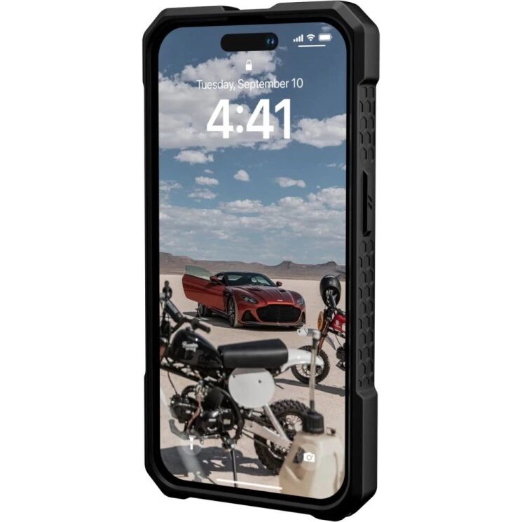Ударопрочный чехол URBAN ARMOR GEAR Monarch Pro MagSafe для iPhone 14 Pro - Black: фото 6 из 13