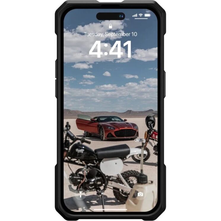 Ударопрочный чехол URBAN ARMOR GEAR Monarch Pro MagSafe для iPhone 14 Pro - Black: фото 4 из 13