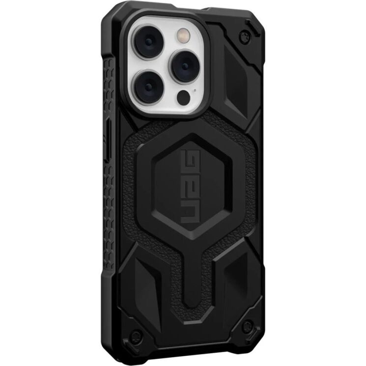 Ударопрочный чехол URBAN ARMOR GEAR Monarch Pro MagSafe для iPhone 14 Pro - Black: фото 3 из 13