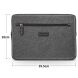 Универсальная сумка QIALINO Sleeve Bag для планшетов и ноутбуков диагональю до 15 дюймов - Black (981164B). Фото 14 из 14