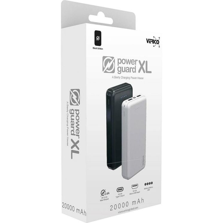 Внешний аккумулятор Verico Power Guard XL (20000mAh) - Black: фото 5 из 5