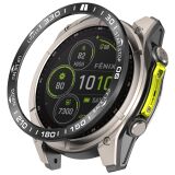 Защитная накладка Deexe Bezel Guard для Garmin Quatix 8 (47mm) - Black / White: фото 1 из 6