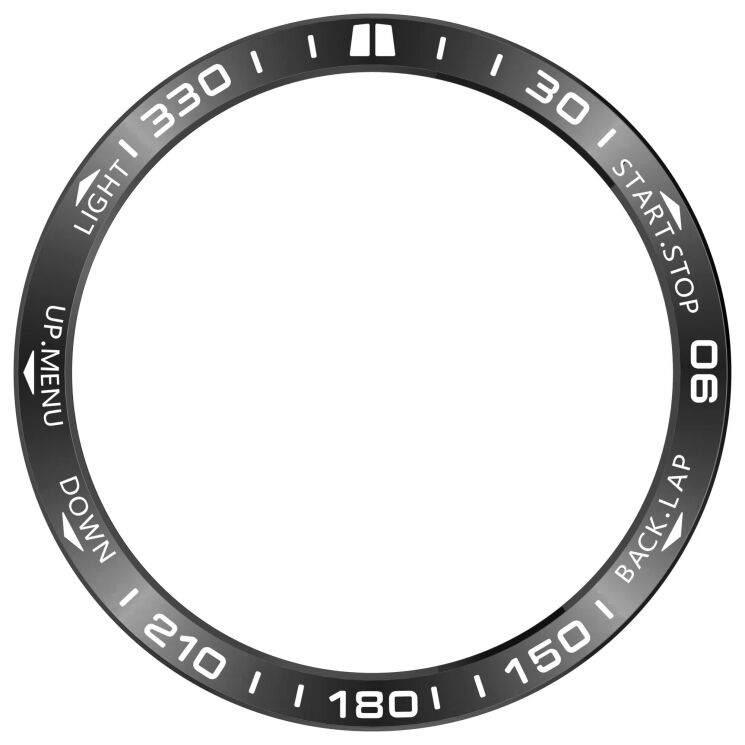 Захисна накладка Deexe Bezel Guard для Garmin Quatix 8 (47mm) - Black / White (369701BW) Захисна накладка Deexe Bezel Guard для Garmin Quatix 8 (47mm) - Black / White: фото 3 з 6