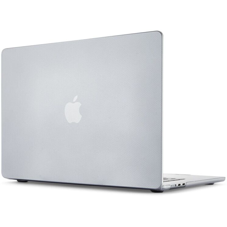 Защитная накладка Pipetto Hardshell Dots Case для MacBook Air 15 M3/M2 (2024/2023) P070-125-AB - Frosted Clear: фото 2 из 10