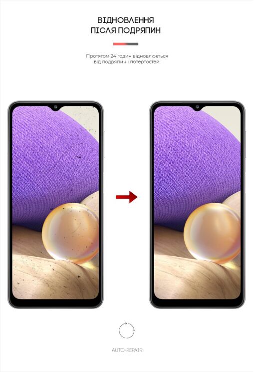 Захисна плівка на екран ArmorStandart Matte для Samsung Galaxy A32 (А325): фото 3 з 4
