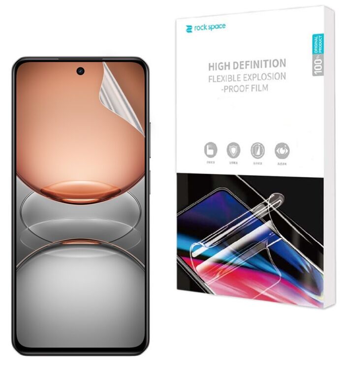 Защитная пленка на экран RockSpace Explosion-Proof SuperClear для Realme C75: фото 1 из 10