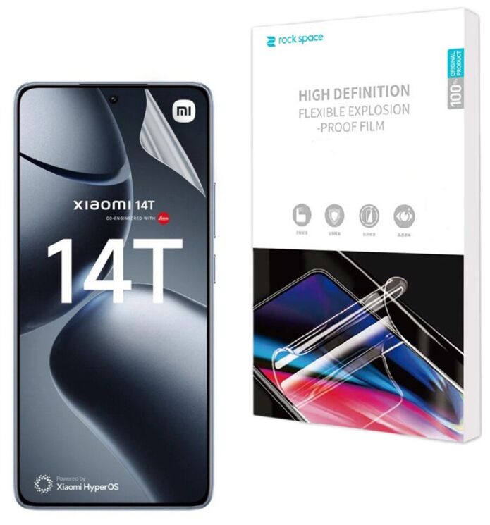 Защитная пленка на экран RockSpace SuperClear для Xiaomi 14T / 14T Pro: фото 1 из 10