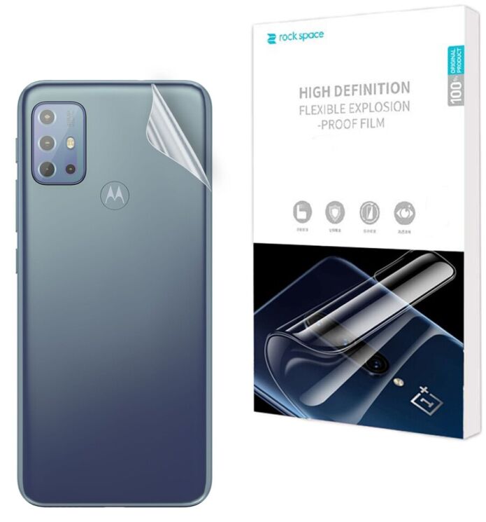 Захисна плівка на задню панель RockSpace Explosion-Proof SuperClear для Motorola Moto G20: фото 1 з 9