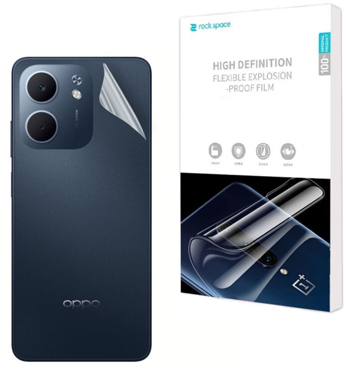 Захисна плівка на задню панель RockSpace Explosion-Proof SuperClear для OPPO A5x: фото 1 з 1