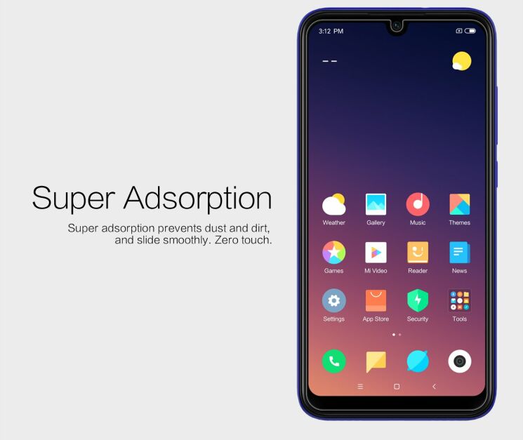 Захисна плівка NILLKIN Crystal для Xiaomi Mi Play: фото 3 з 7