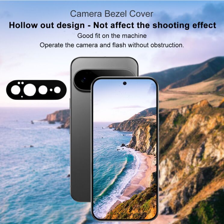 Защитная рамка IMAK Camera Styling для Google Pixel 11 Pro XL - Black: фото 7 из 9