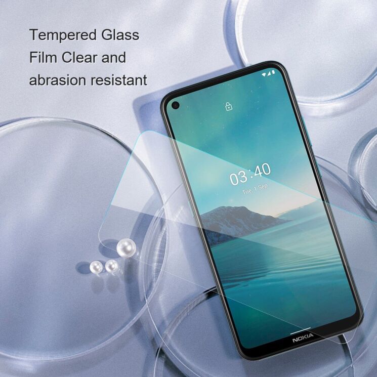 Захисне скло AMORUS Ultra Clear для Nokia C31 - Transparent: фото 6 з 8