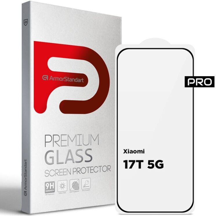 Защитное стекло ArmorStandart Pro 5D для Xiaomi 17T - Black: фото 1 из 7