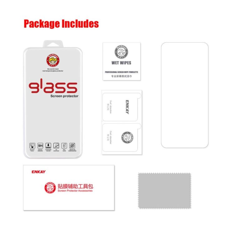 Защитное стекло HAT PRINCE 0.26mm для Xiaomi Poco M4 Pro 5G / Redmi Note 11 (Chinese version) - Transparent: фото 7 из 8