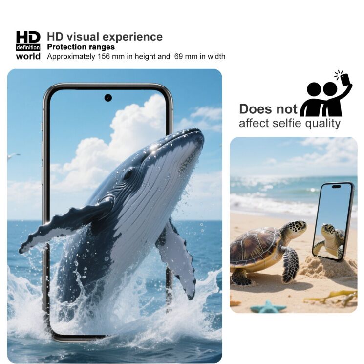 Захисне скло IMAK H Screen Guard для Motorola Moto G86 / G86 Power: фото 5 з 9