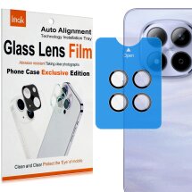Защитное стекло IMAK Install Black Glass Lens для Xiaomi Redmi Note 15 Pro 5G / 15 Pro Plus - Black: фото 1 з 9