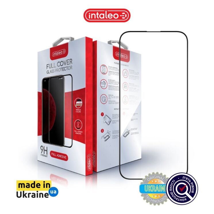 Защитное стекло Intaleo Full Glue для Apple iPhone 16 Pro - Black: фото 3 из 10