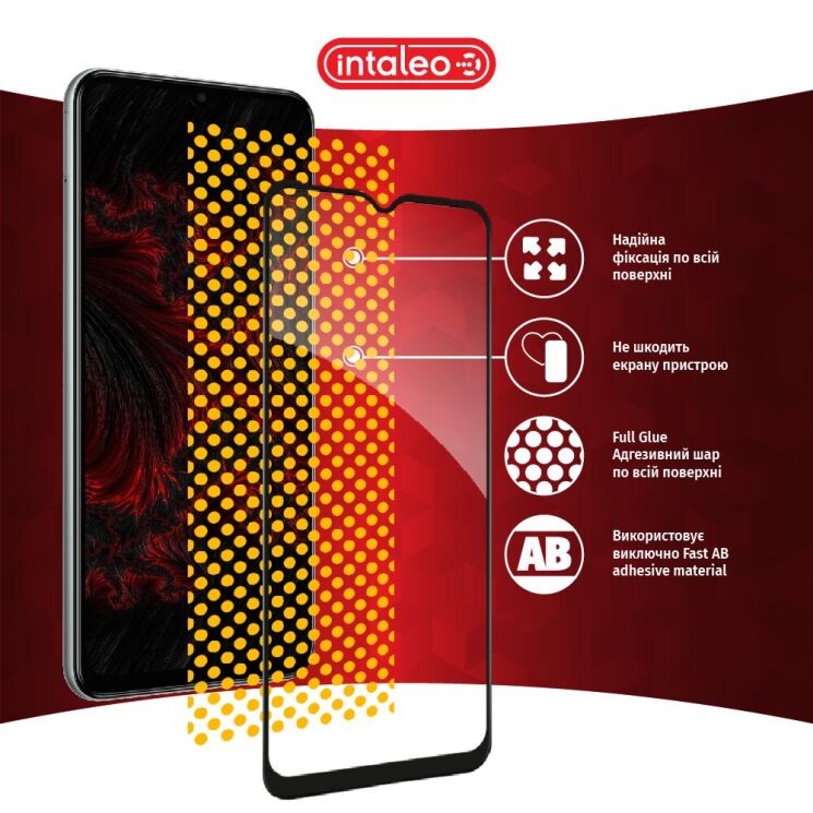 Защитное стекло Intaleo Full Glue для Samsung Galaxy M33 (M336) - Black: фото 8 из 9