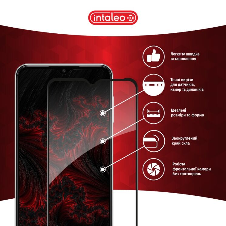 Защитное стекло Intaleo Full Glue для Samsung Galaxy M33 (M336) - Black: фото 4 из 9
