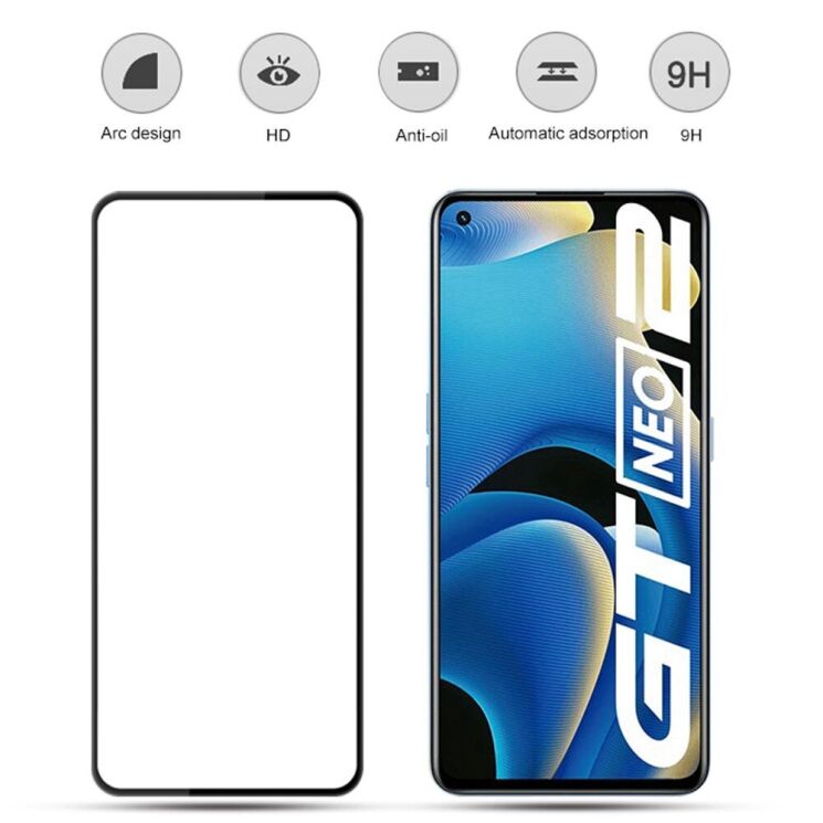 Защитное стекло MOCOLO Full Glue Cover для Realme GT Neo 2 - Black: фото 4 из 9