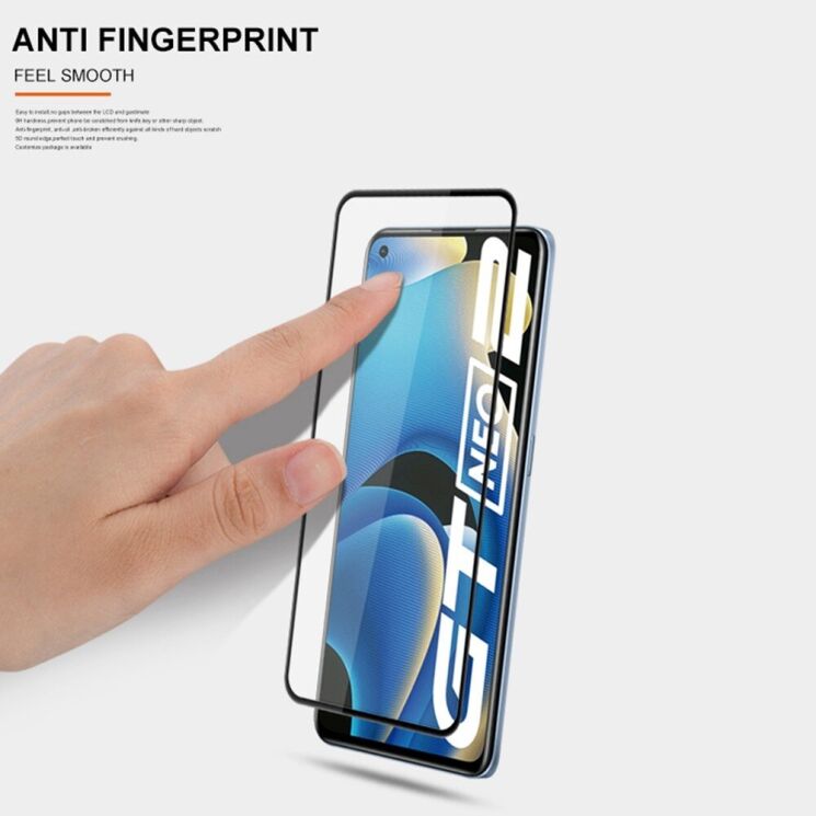 Защитное стекло MOCOLO Full Glue Cover для Realme GT Neo 2 - Black: фото 7 из 9
