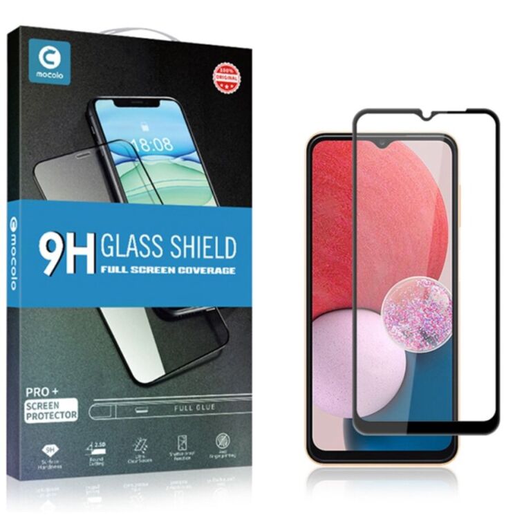 Защитное стекло MOCOLO Full Glue Cover для Samsung Galaxy A13 (А135) - Black: фото 3 из 9