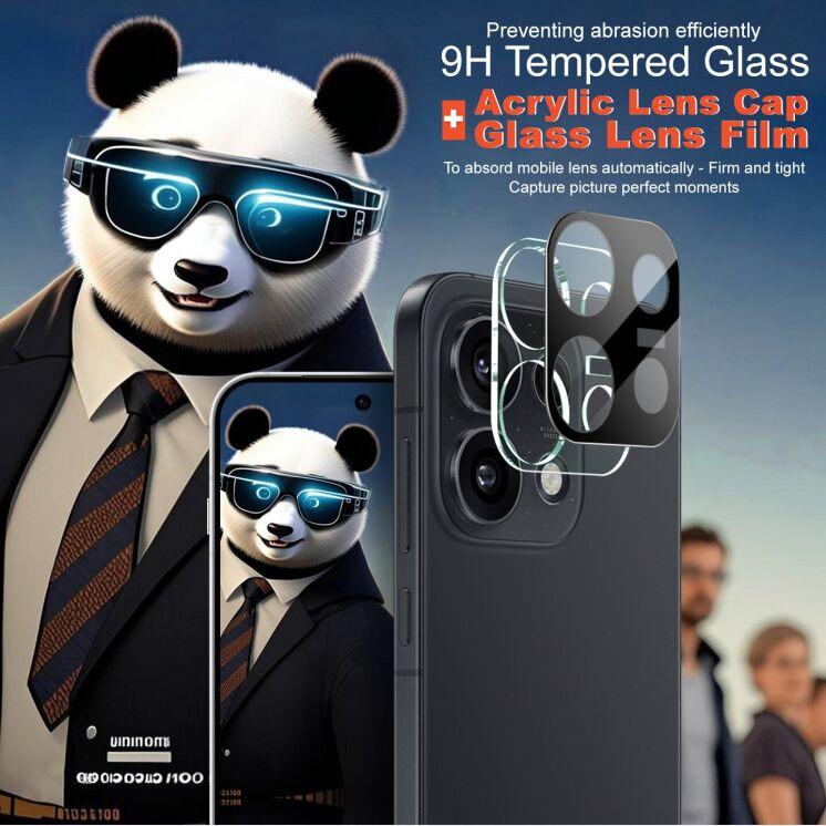 Захисне скло на камеру IMAK Black Glass Lens для OPPO Reno 16 Pro - Black (413608B) Захисне скло на камеру IMAK Black Glass Lens для OPPO Reno 16 Pro - Black: фото 4 з 8