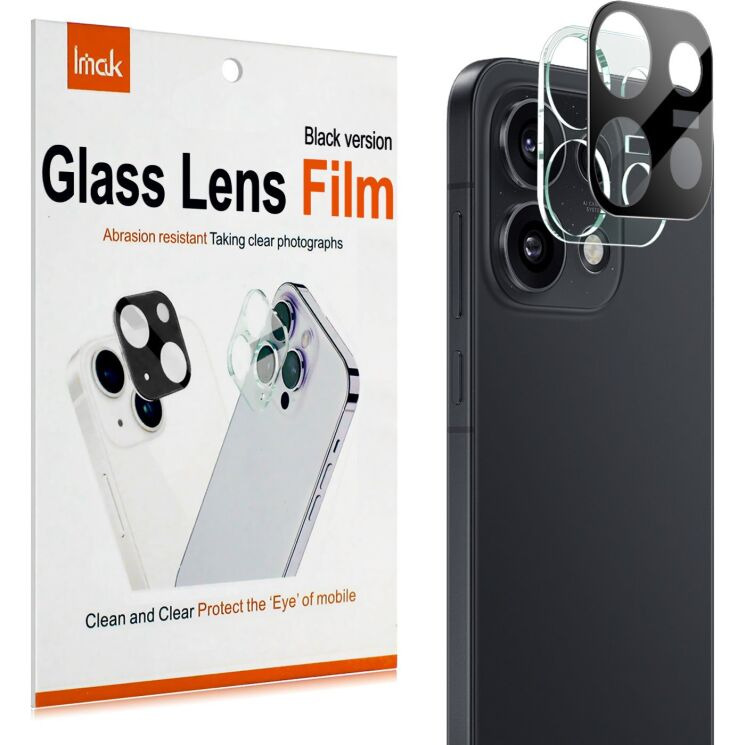 Захисне скло на камеру IMAK Black Glass Lens для OPPO Reno 16 Pro - Black (413608B) Захисне скло на камеру IMAK Black Glass Lens для OPPO Reno 16 Pro - Black: фото 2 з 8