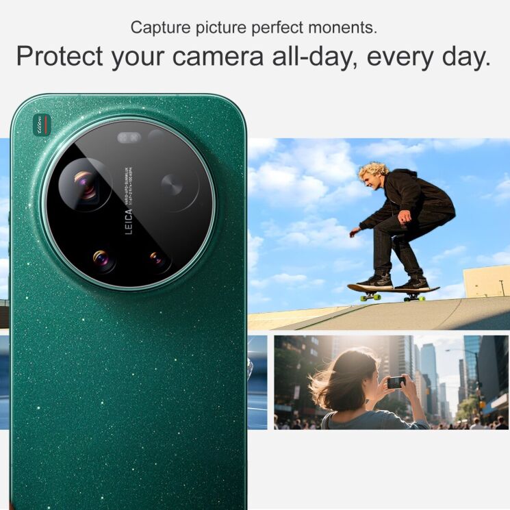 Защитное стекло на камеру IMAK Black Glass Lens для Xiaomi 17 Ultra - Black: фото 5 из 7