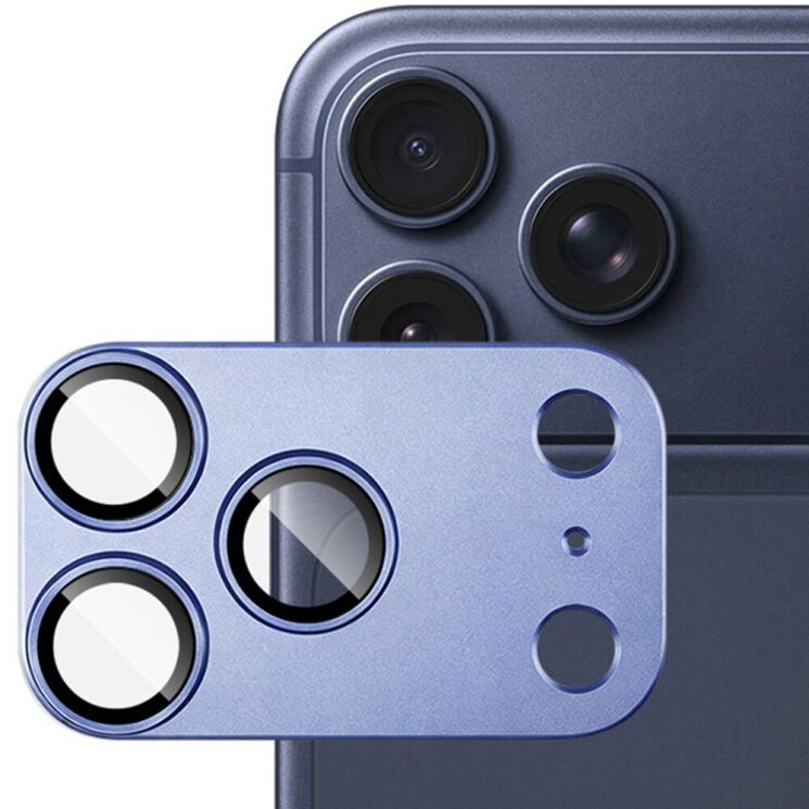 Захисне скло на камеру IMAK Camera Lens Combo для iPhone 18 Pro Max - Blue (423873L) Захисне скло на камеру IMAK Camera Lens Combo для iPhone 18 Pro Max - Blue: фото 2 з 12