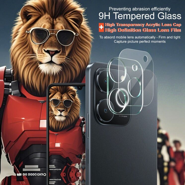 Захисне скло на камеру IMAK Integrated Lens Protector для Realme Note 70 (389719) Захисне скло на камеру IMAK Integrated Lens Protector для Realme Note 70: фото 3 з 7
