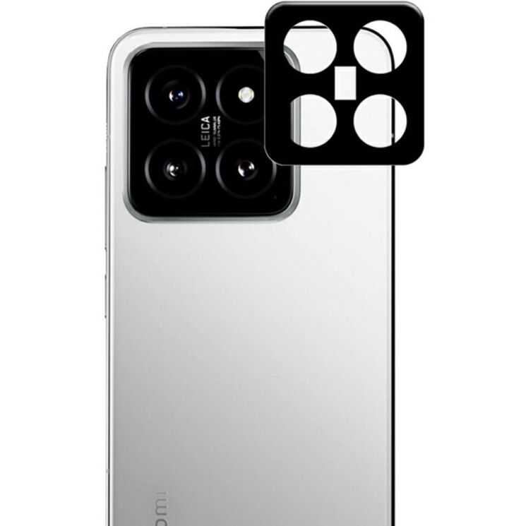 Захисне скло на камеру RURIHAI Black Lens для Xiaomi 15 Pro - Black: фото 1 з 4