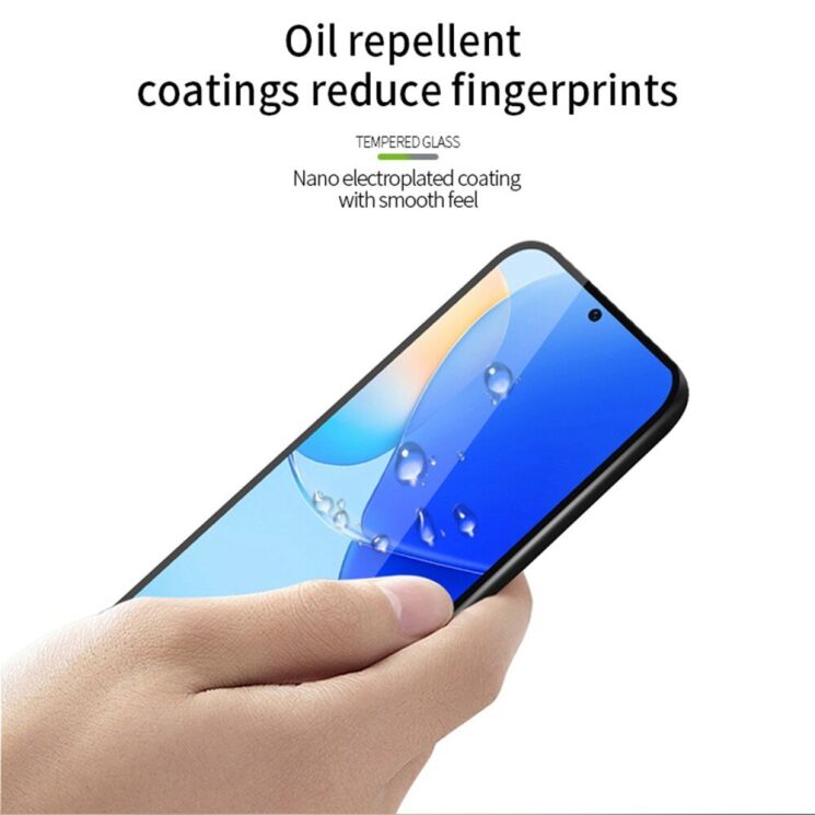 Захисне скло PINWUYO Full Glue Cover для Motorola Edge 30 Neo - Black: фото 8 з 11