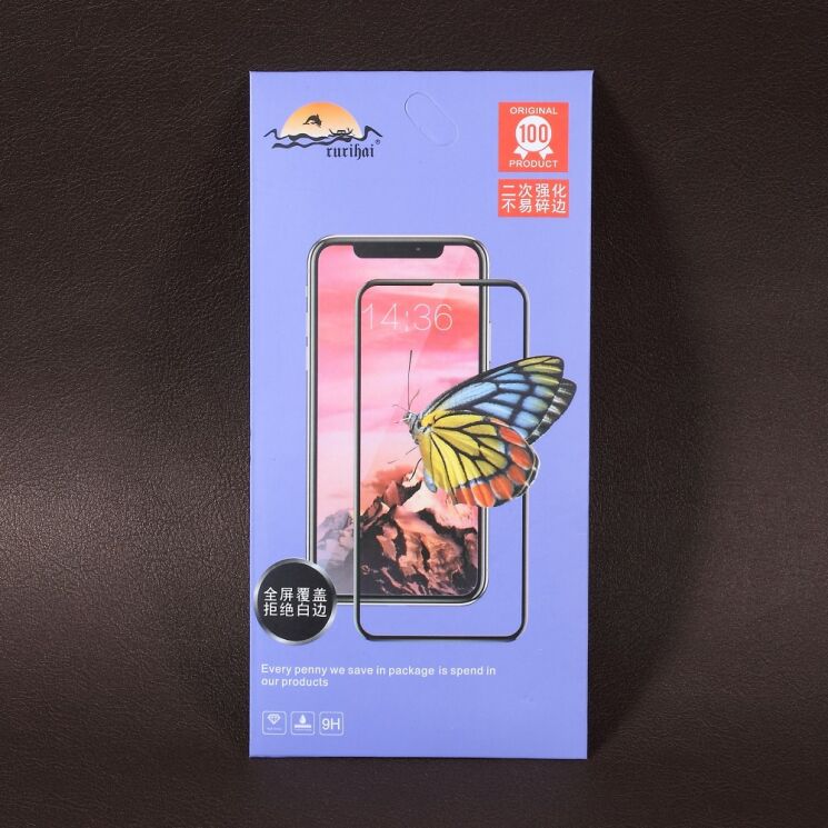 Защитное стекло RURIHAI Full Covering для Xiaomi Redmi 6A - Black: фото 5 из 5