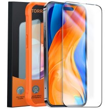 Захисне скло TORRAS Install Full Glue для Apple iPhone 14 Pro Max / 15 Plus - Black: фото 1 з 6