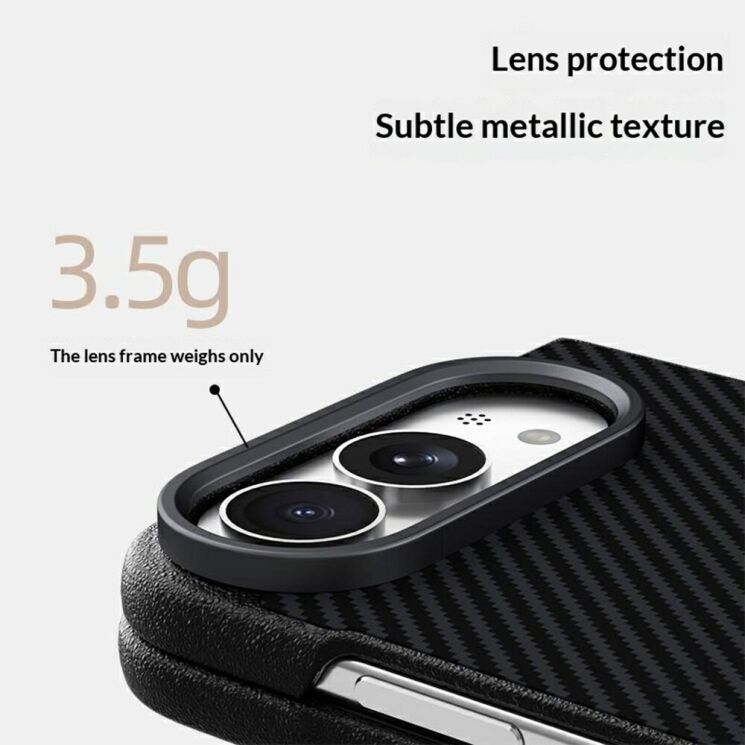 Защитный чехол ABEEL Carbon Fiber Case для iPhone Duo - Black / Green: фото 5 из 7