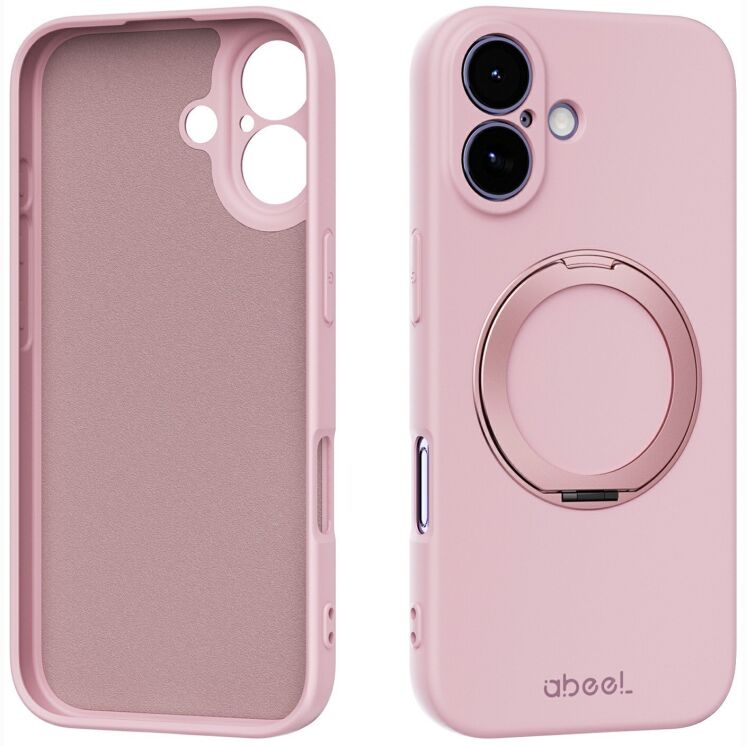 Защитный чехол ABEEL Lyra Skin Kickstand with MagSafe для Apple iPhone 17 - Pink: фото 1 из 5