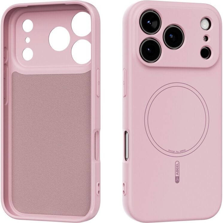 Захисний чохол ABEEL Lyra Skin with MagSafe для iPhone 18 Pro - Pink: фото 1 з 7