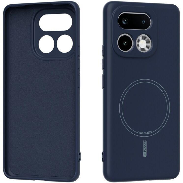 Захисний чохол ABEEL Lyra Skin with MagSafe для Realme 16 Pro Plus - Dark Blue (428513DB) Захисний чохол ABEEL Lyra Skin with MagSafe для Realme 16 Pro Plus - Dark Blue: фото 1 з 7
