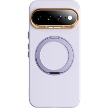 Защитный чехол ABEEL Silk Ring Magnetic для Google Pixel 11 Pro XL - Lilac Purple: фото 1 из 7